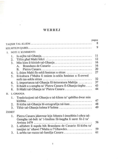 L-Għanja Ta’ Pietru Caxaru poeżija bil-malti medjevali - Agenda Bookshop