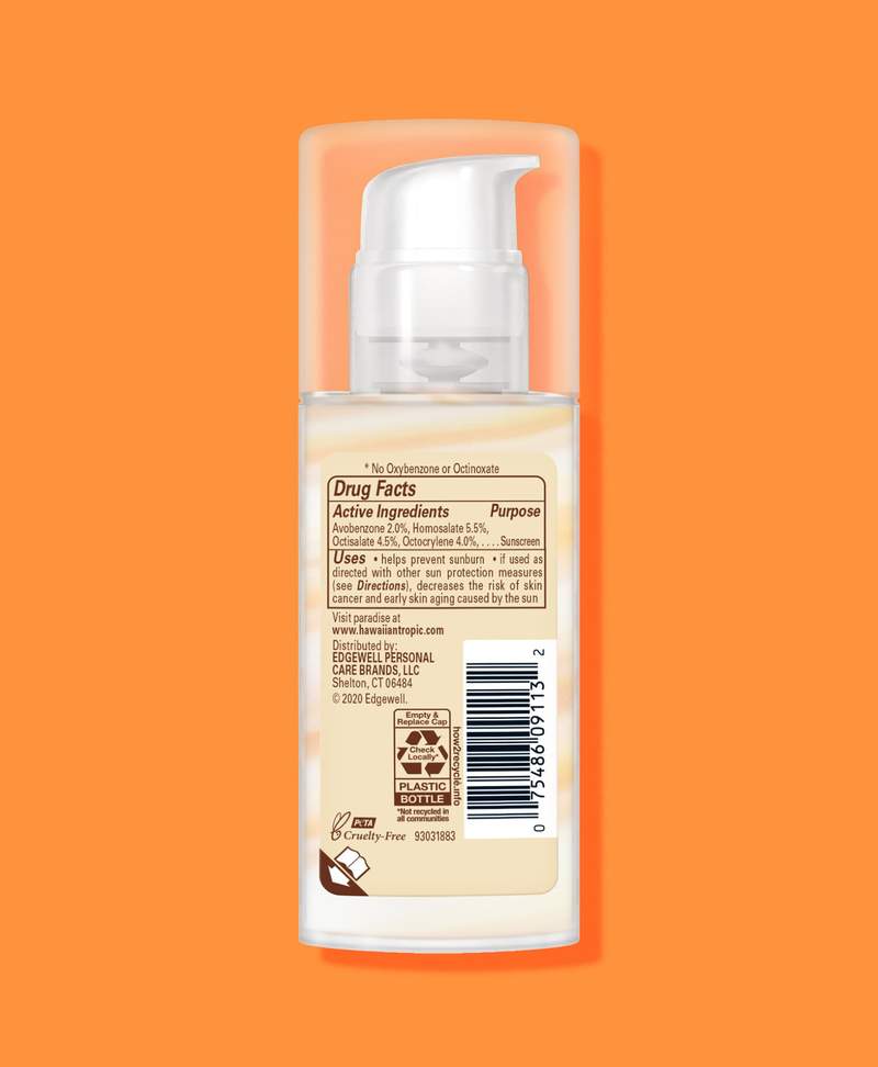 Hawaiian Tropic®  FACE SUN LOTION SILK 50ml SPF30 - Agenda Bookshop