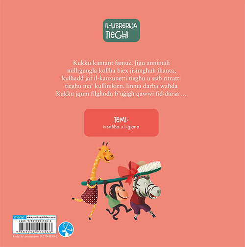 Kukku l-kukkudrill kantant - mis-sensiela 'Id-dinja tiegħi' - Agenda Bookshop