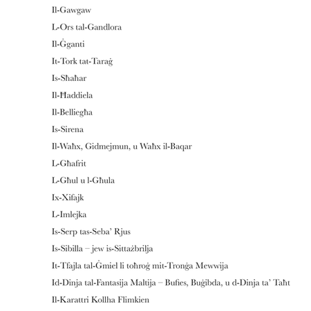 Karattri tal-Fantasija Maltin - Agenda Bookshop