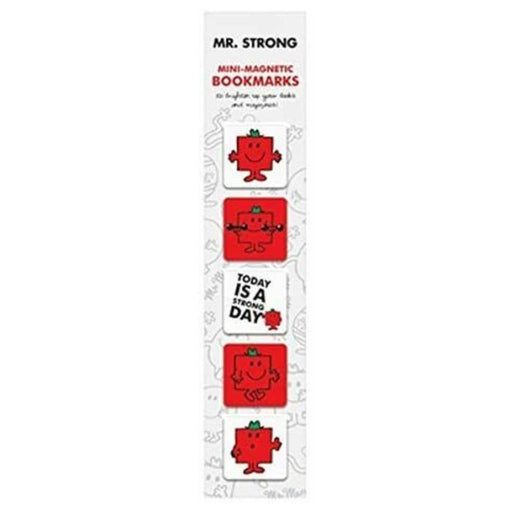 Set of 5 Mini Magnetic Bookmarks - Little Mr Strong - Agenda Bookshop