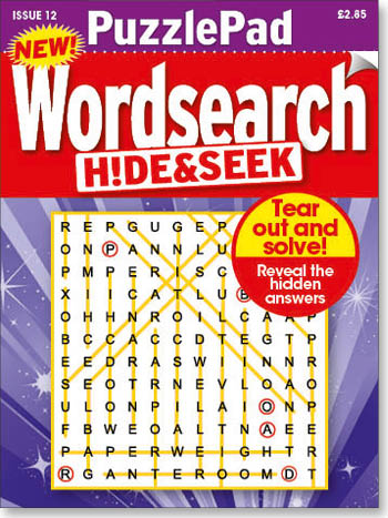 PuzzlePad Wordsearch Hide & Seek - Agenda Bookshop