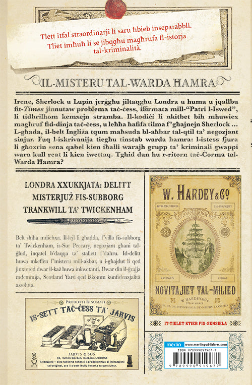 Sherlock, Lupin u Jien: Il-Misteru tal-Warda Ħamra (3) - Agenda Bookshop