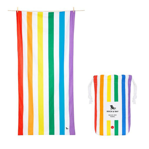 XL Beach Towel Summer - Rainbow Skies - Agenda Bookshop