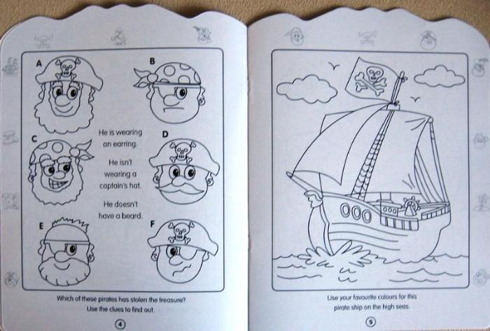 Pirates Sticker Activity Fun 3 - Agenda Bookshop