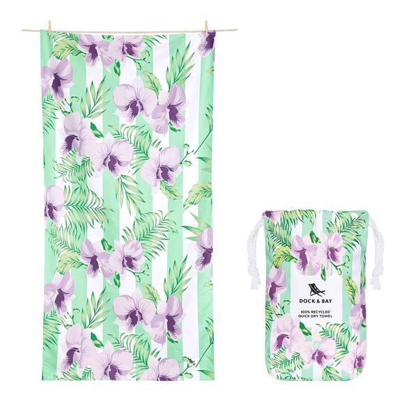 XL Beach Towel Botanical -  Orchid Utopia - Agenda Bookshop