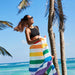 XL Beach Towel Summer - Rainbow Skies - Agenda Bookshop