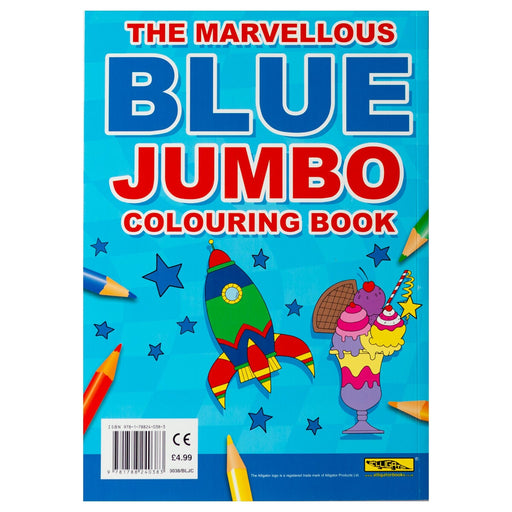 The Marvellous Blue Jumbo Colouring Book - Agenda Bookshop
