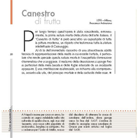 CARAVAGGIO mini monographs of art - Agenda Bookshop