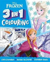 Disney Frozen: 3-in-1 Colouring - Agenda Bookshop