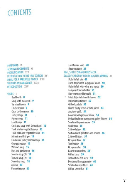 The Food & Cookery of Malta and Gozo - Agenda Bookshop