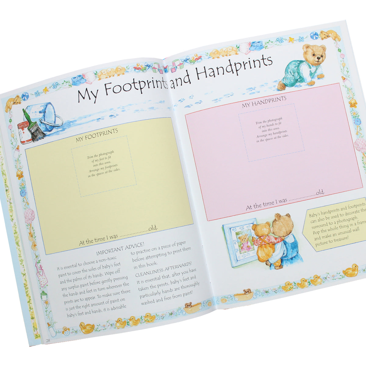 Pink Baby Record Book Baby Keepsake Diary Birth to 5 Yrs - Agenda Bookshop