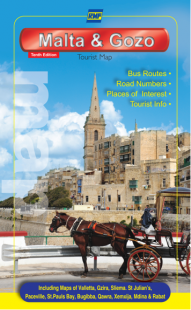 RMF Malta & Gozo Tourist Map 13th Ed - Agenda Bookshop