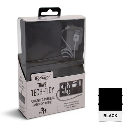 Bookaroo Travel Tech-Tidy - Black - Agenda Bookshop
