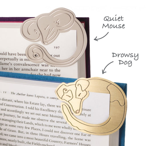 Curl up Corners Quiet Mouse Bookmark - Agenda Bookshop