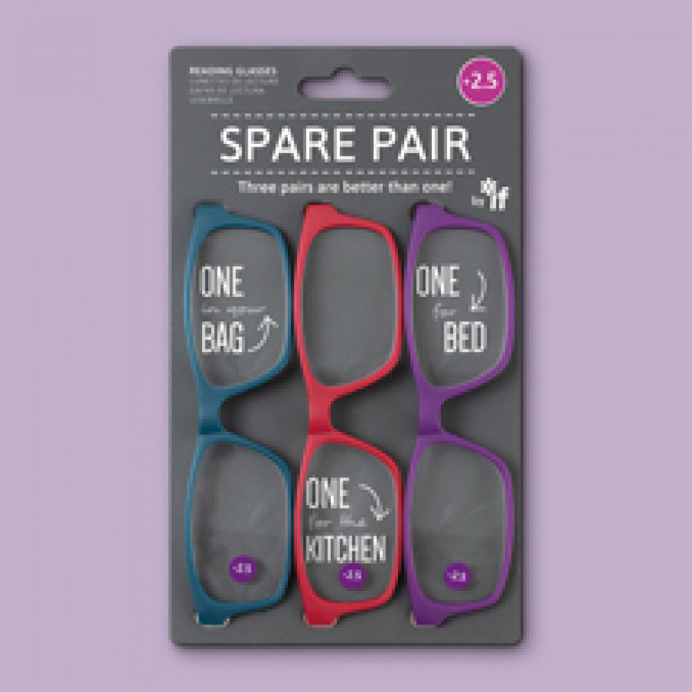 Spare Pair - Reading Glasses 2.5 - Agenda Bookshop