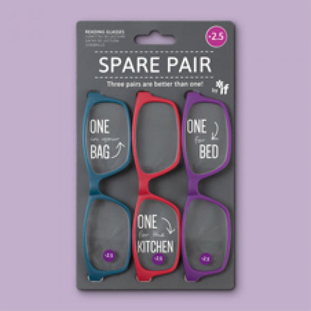 Spare Pair - Reading Glasses 2.5 - Agenda Bookshop