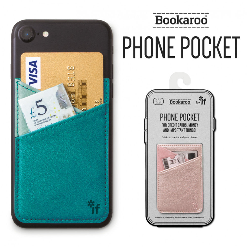 Bookaroo Phone Pocket - Black - Agenda Bookshop