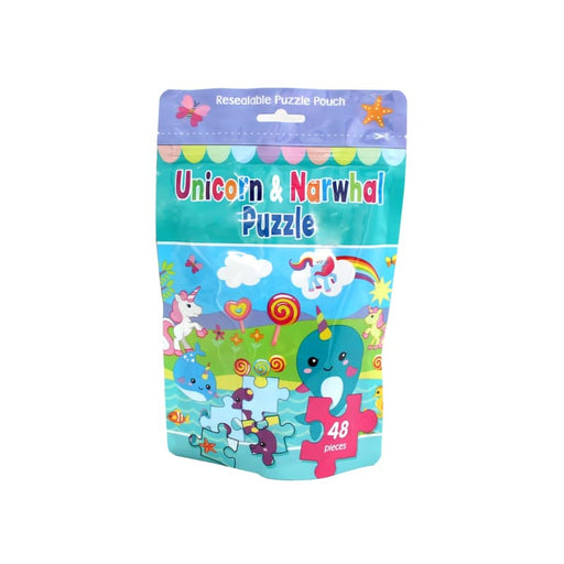 Unicorn & Narwhal Puzzle Bag - Agenda Bookshop