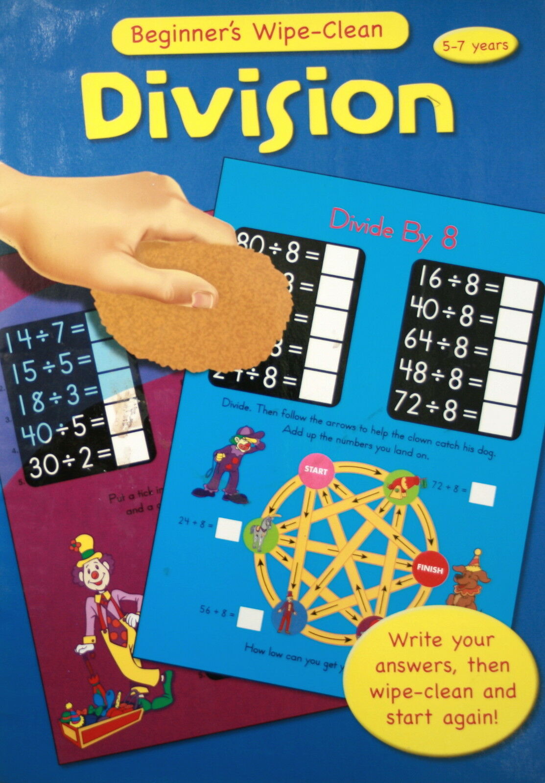 Beginners Maths Wipe Clean - Agenda Bookshop