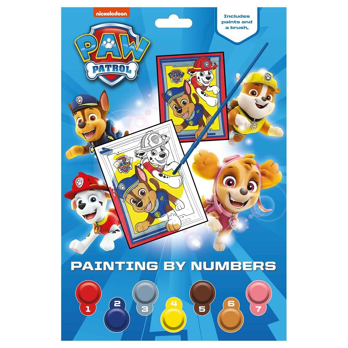 AL PAINTING BY NUMBERS: PAW PATROL - Agenda Bookshop